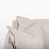 Roy II Beige Upholstered and Brown Wood Frame Arm Chair thumbnail 8