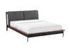 Park Avenue Queen Platform Bed with Fabric, Ruby thumbnail 4