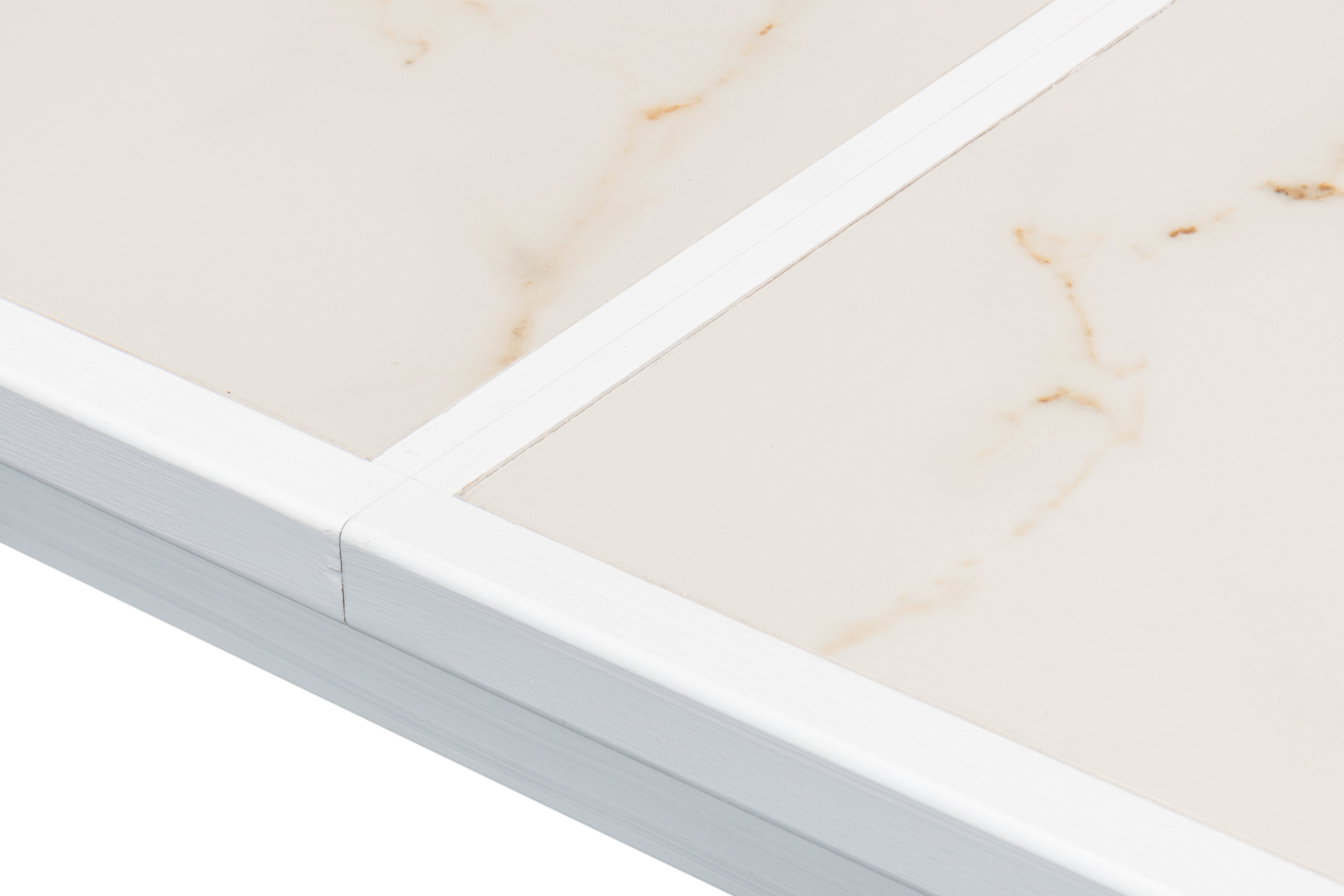 Elton Butterfly Dining Table,White, by Sarreid, 81" length x 41" width x 30" height View 11