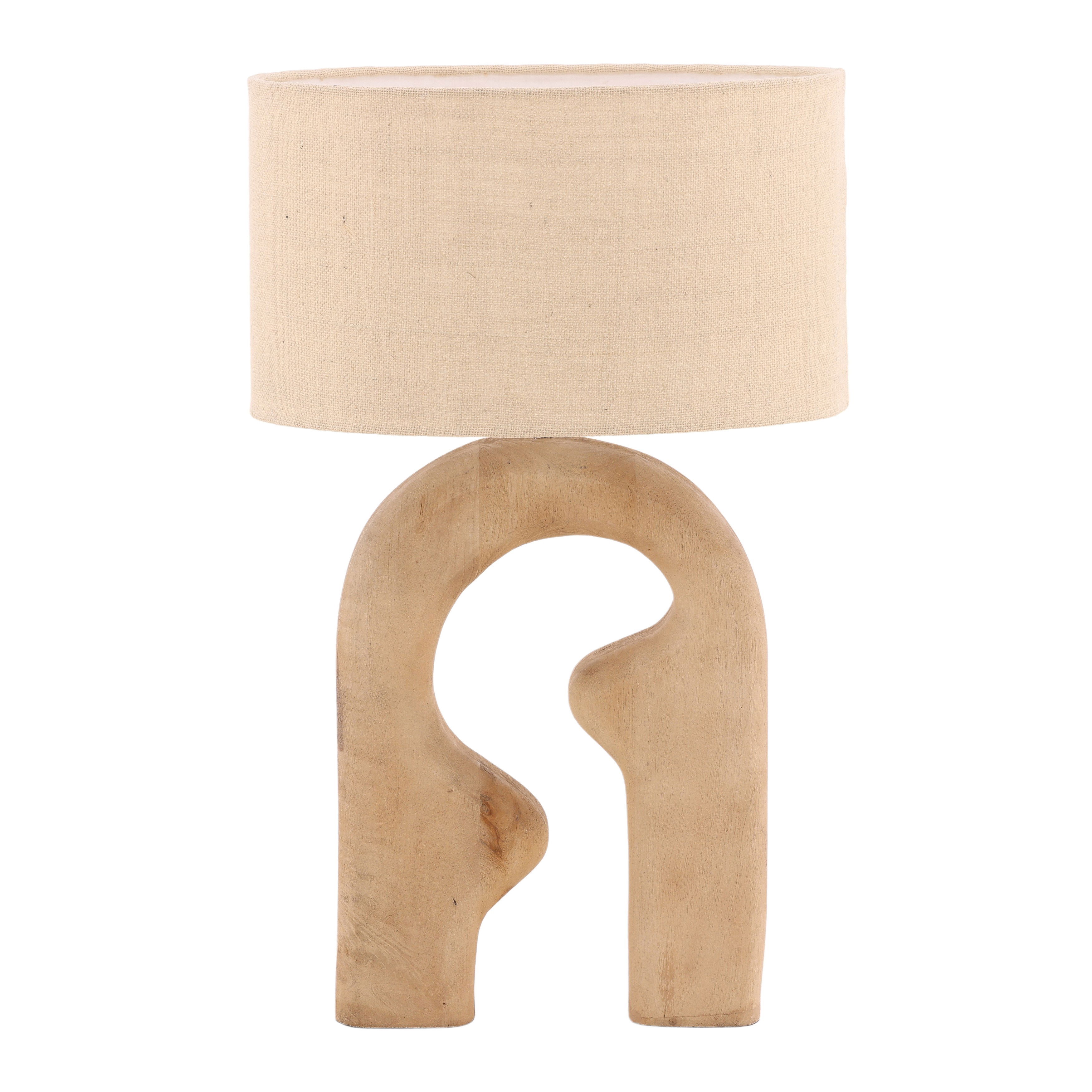 Sage Table Lamp Natural Brown large image 