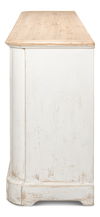 Antique Whitewash Sideboard  4 Door thumbnail 0