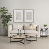 Halston 2 Piece Oatmeal Sofa Set thumbnail 2