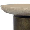Oslo Brass Outdoor Accent Table, Outdoor Table by Uttermost, 1'2" width x 1'9" height x 1'2" depth thumbnail 7