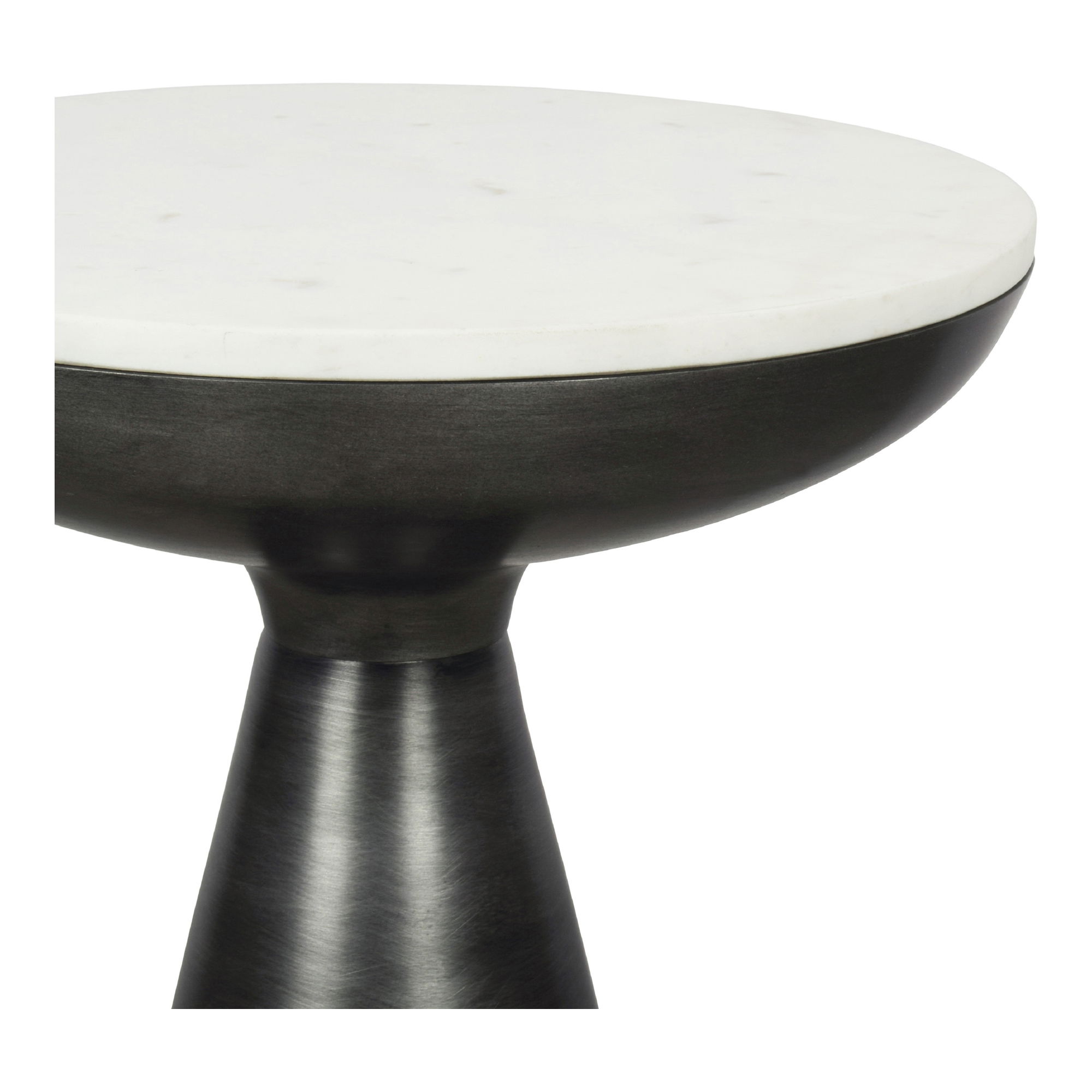 Font Side Table White Marble large image 