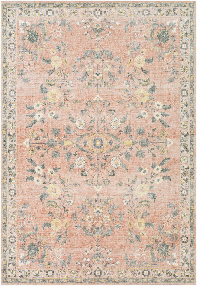 Erin Machine Woven Rug, by Surya, 1'3.75" length x 1'3.75" width