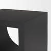 Sobi Matte Black Square Metal Side Table, Side & End Table by Mercana, 17" length x 17" width x 22" height thumbnail 7