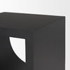 Sobi Matte Black Square Metal Side Table thumbnail 6