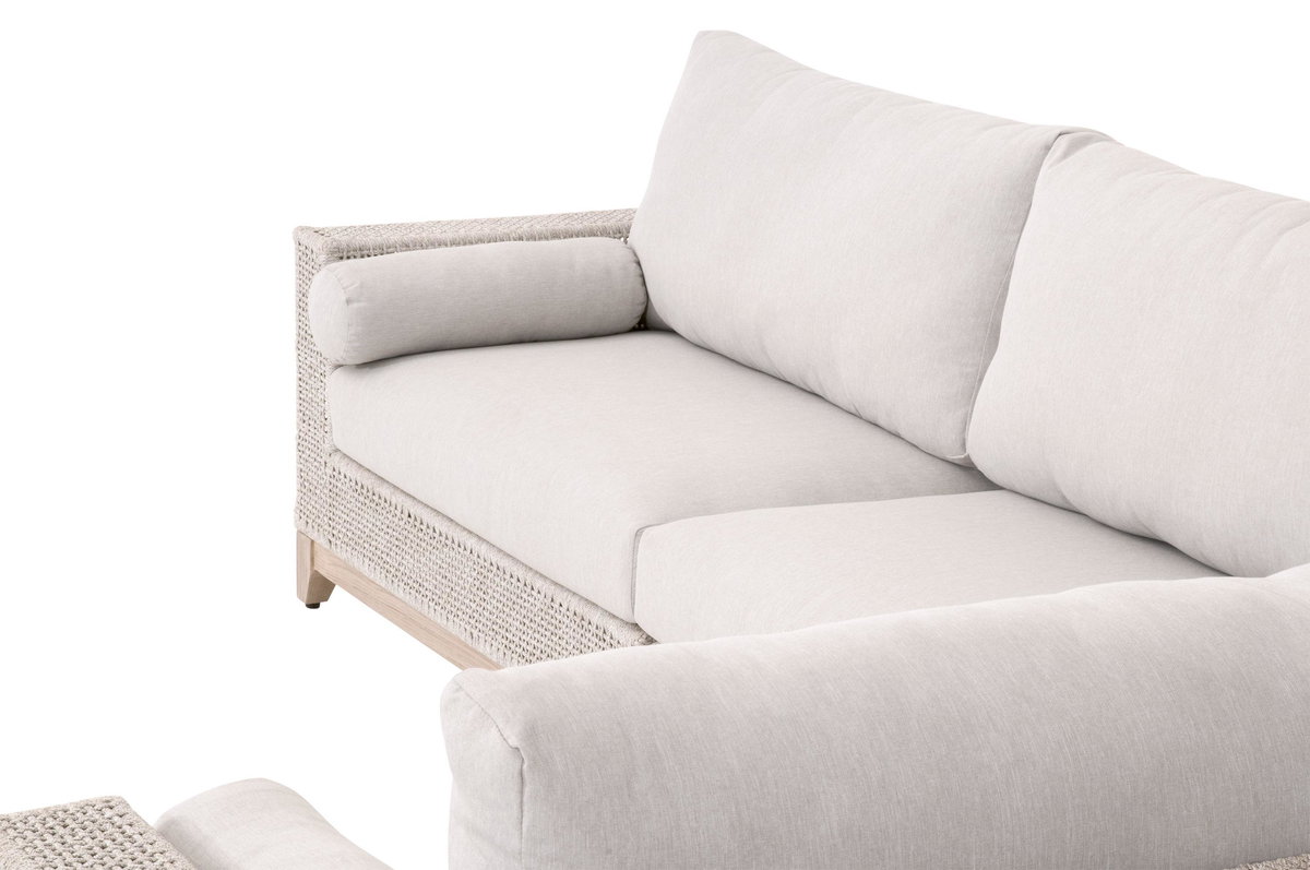Tropez Outdoor Modular Left Facing 1-Arm Sofa, Seating by Essentials for Living, 45" width x 33" height x 34" depth View 11