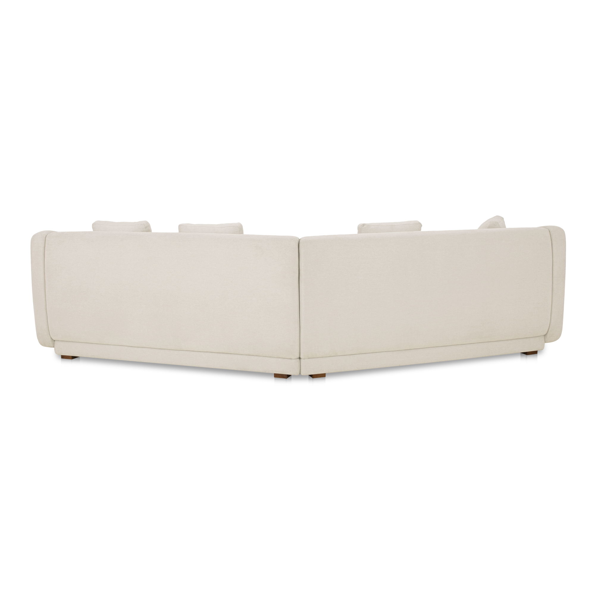 Fraser 2 Piece Modular Sofa White large image 