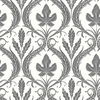 Adirondack Damask Black & White Wallpaper thumbnail 0