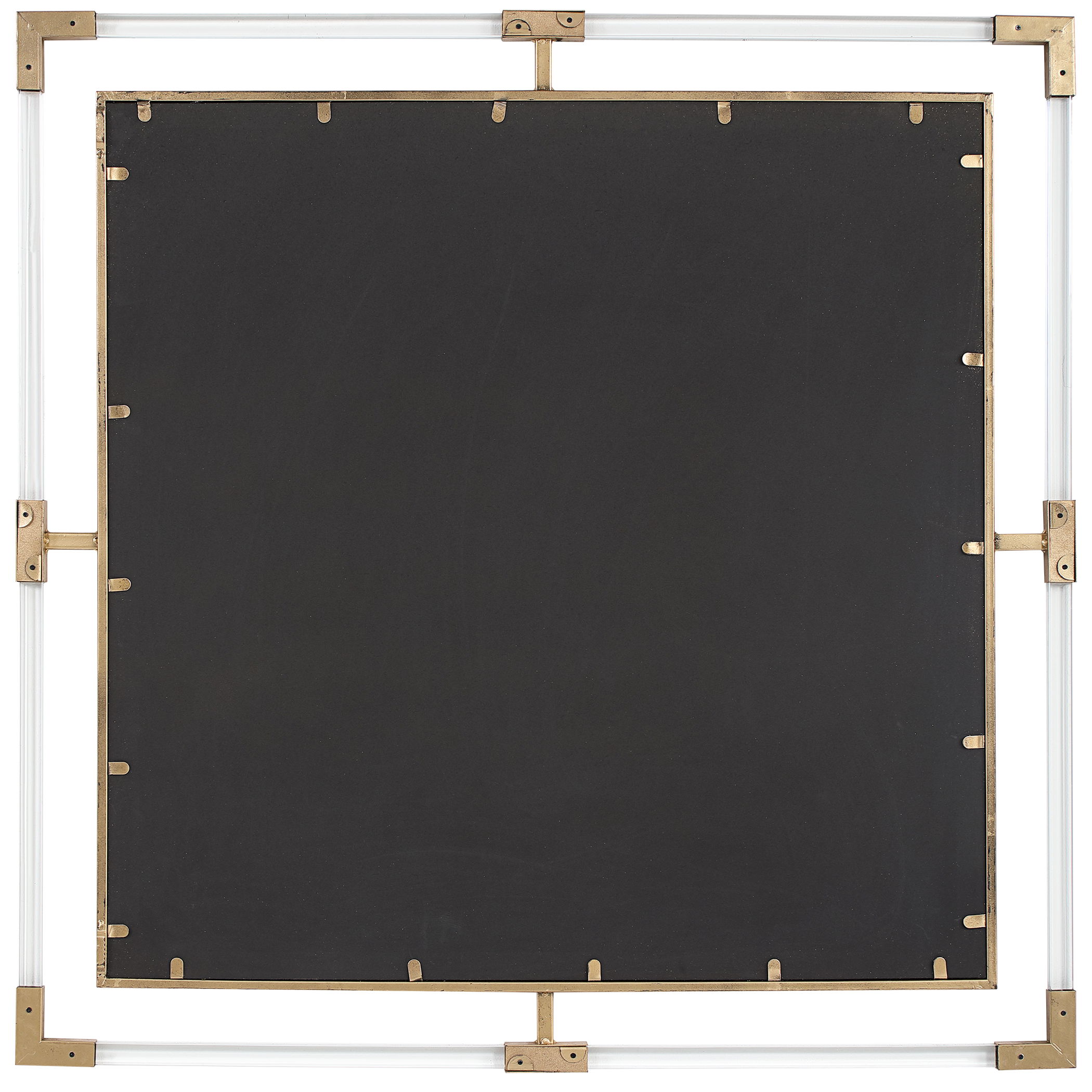 Balkan Golden Square Mirror, by Uttermost, 39.75" width x 39.75" height x 1" depth View 8