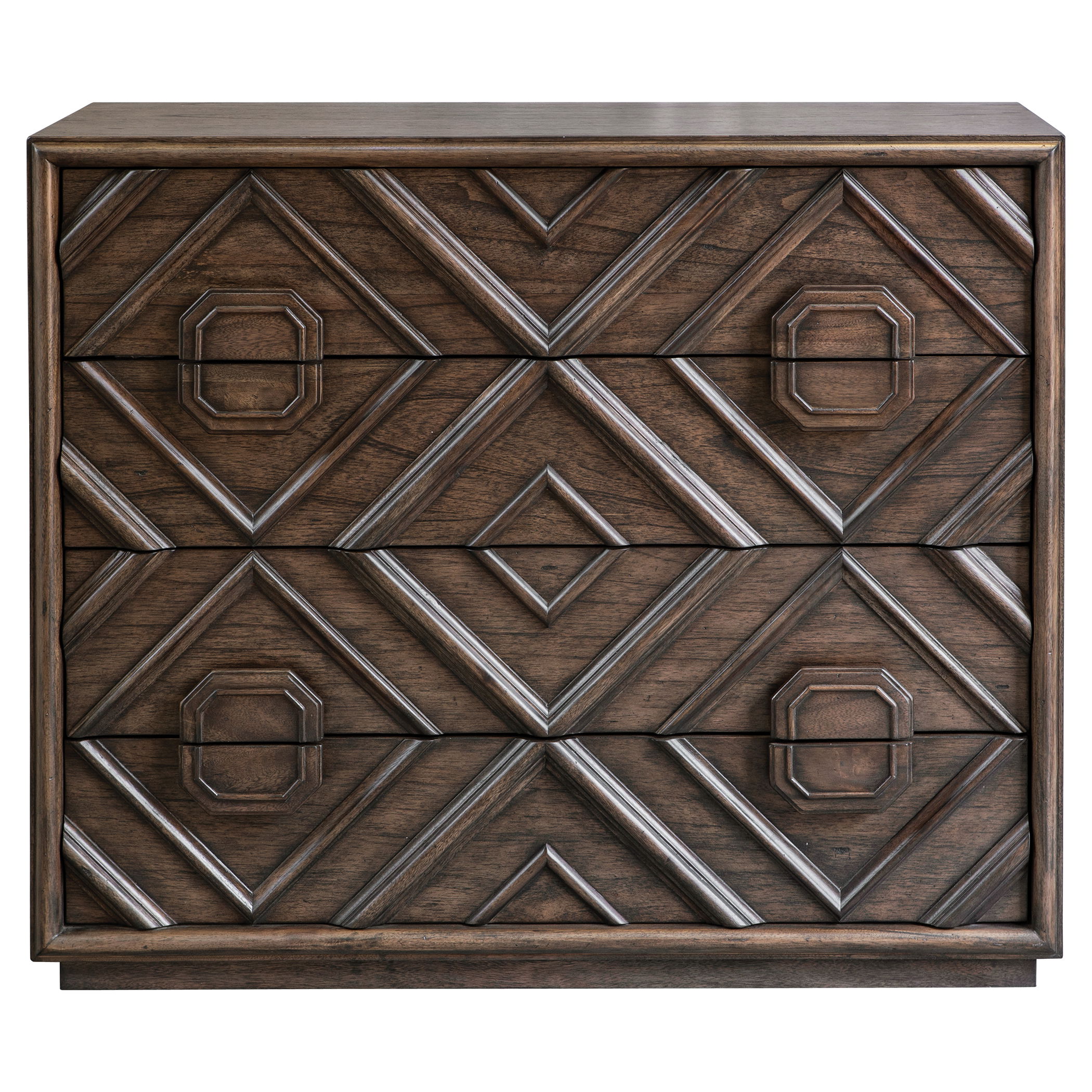 Mindra Drawer Chest, Furniture by Uttermost, 43" width x 36" height x 18" depth View 1
