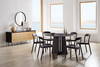 Luna 48â€ Round Table, Caviar, Dining Table by Greenington, 48" length x 48" width x 29.92" height thumbnail 12
