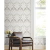 Pine Cone Ribbon Neutral Wallpaper thumbnail 1