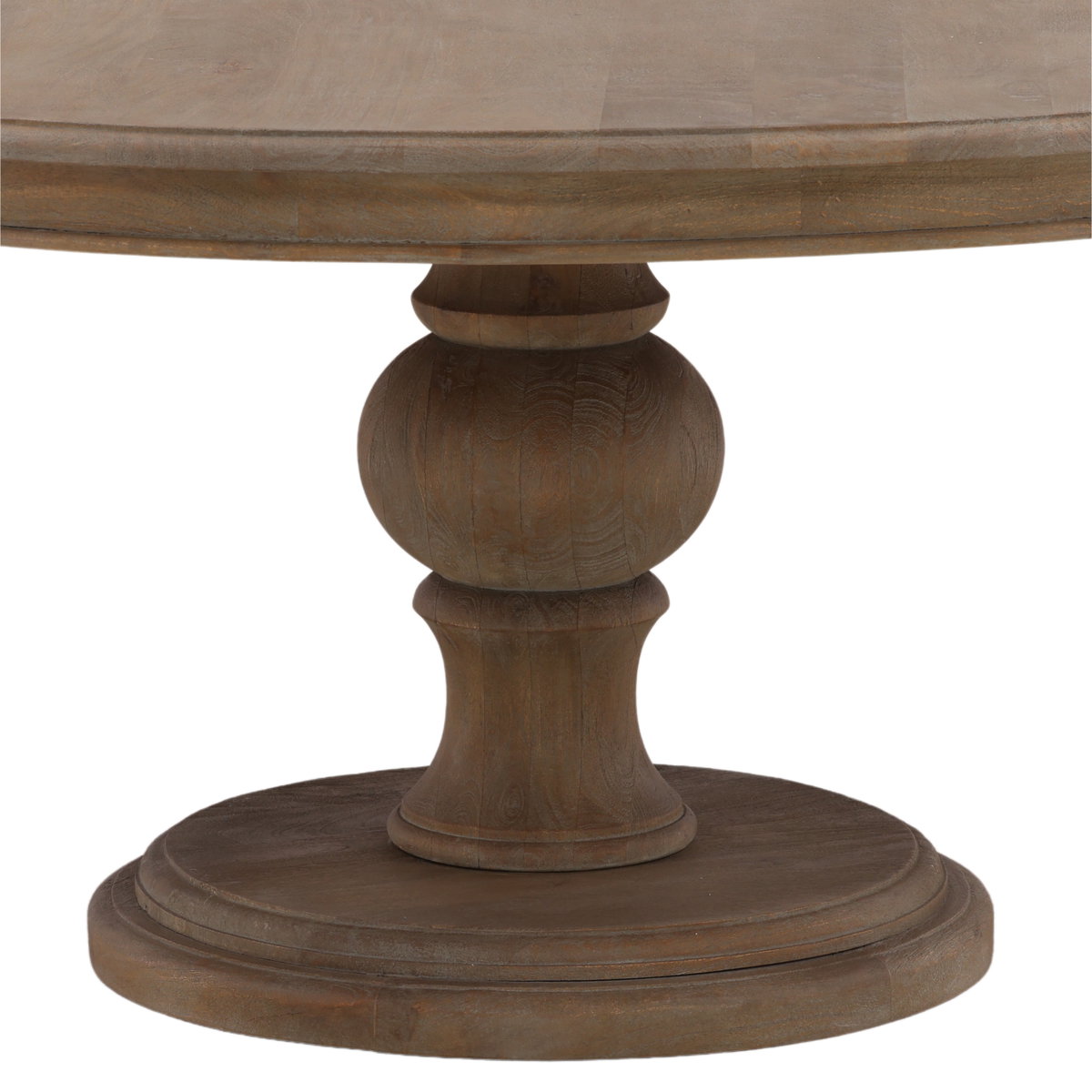 Arturo Dining Table Sienna Grey 60', by Dovetail, 60" width x 30" height x 60" diameter x 60" depth View 3