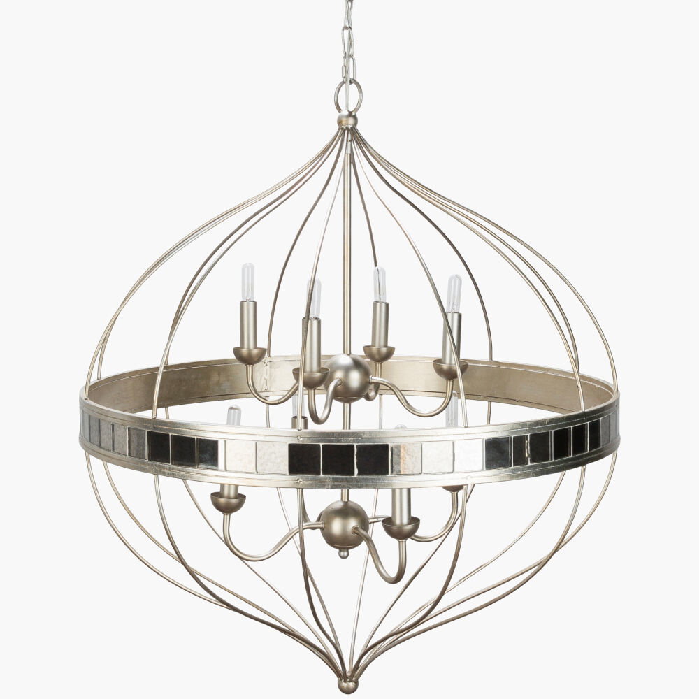 Aerial Chandelier, by Surya, 29" length x 29" width x 34" height