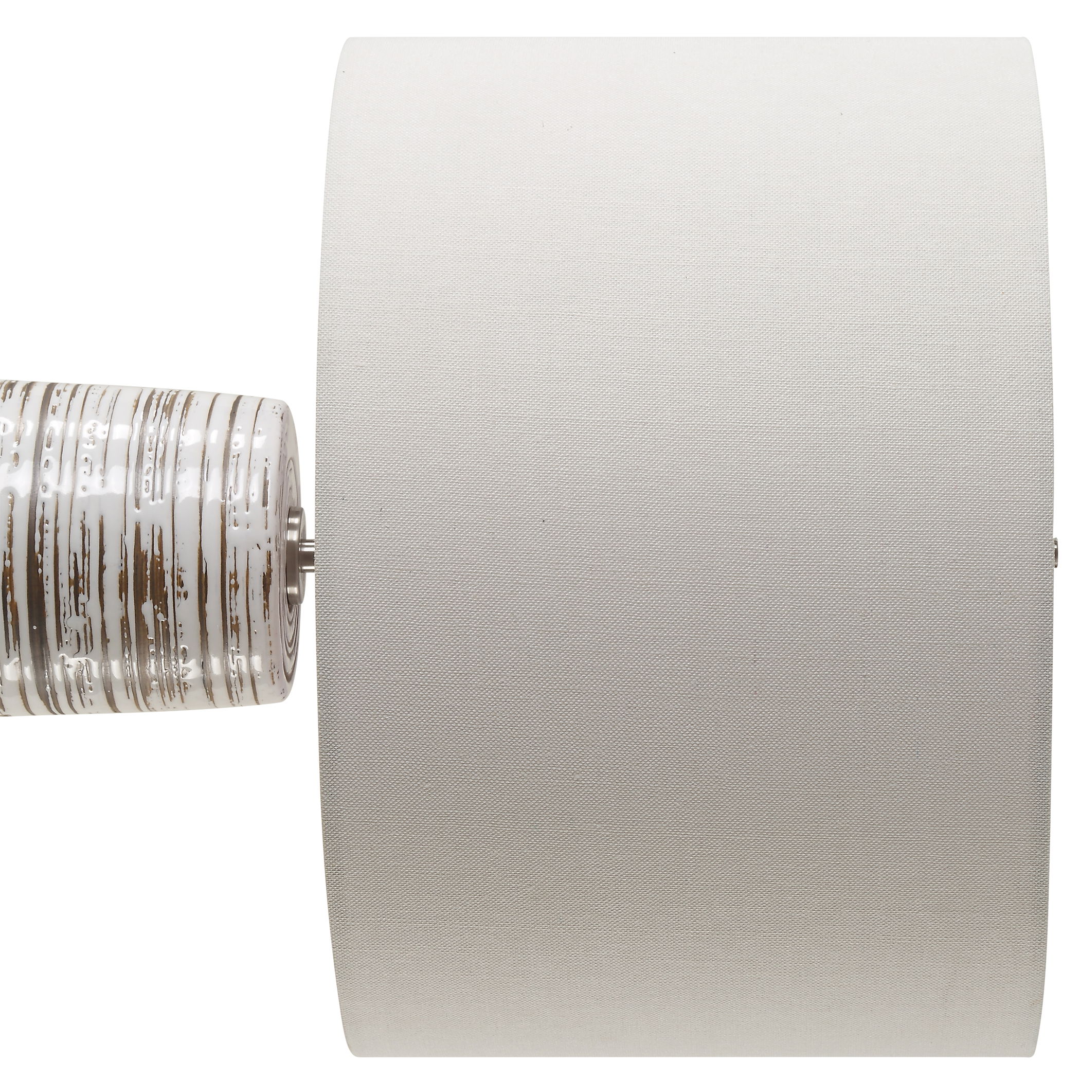 Haven White Glaze Table Lamp large image 
