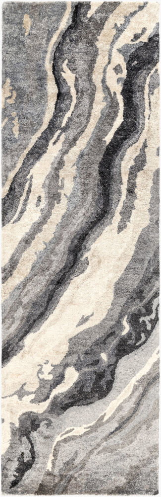 Gemini Handmade Rug, by Surya, 8' length x 2'6" width