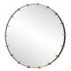 Pali Industrial Round Mirror, by Uttermost, 43.11" width x 43.11" height x 2.56" depth thumbnail 5