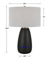 Twilight Satin Black Table Lamp thumbnail 2