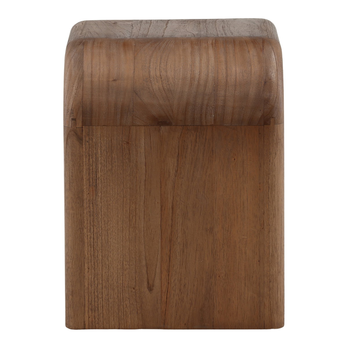 Wynne Side Table Brown, Side & End Table by Dovetail, 22" width x 22" height x 17" depth View 3