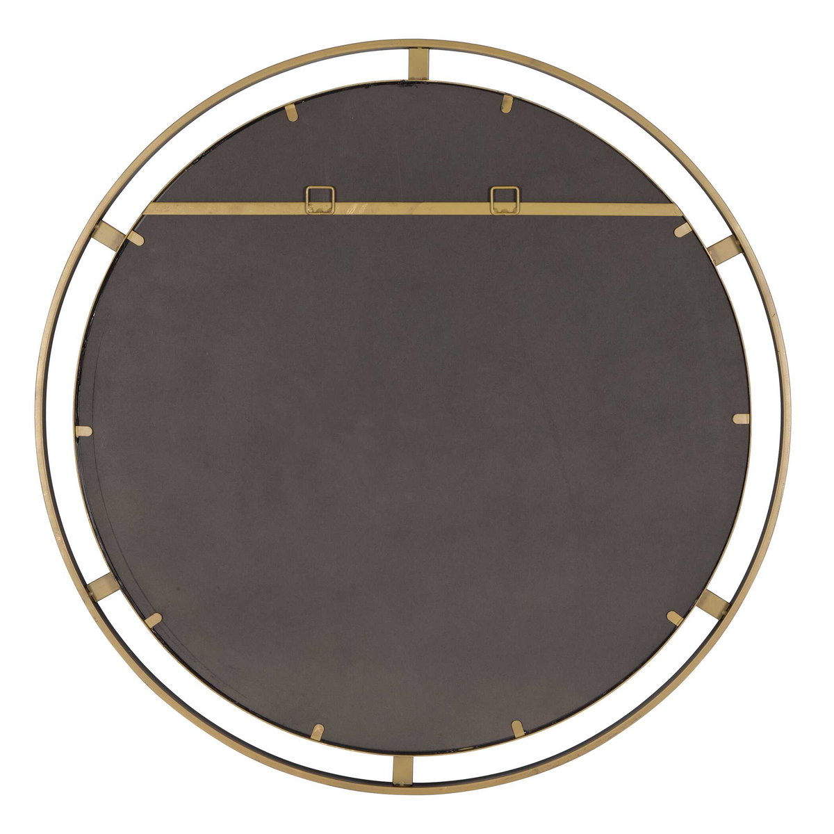 Carrizo Bronze Round Mirror, by Uttermost, 36.25" width x 36.25" height x 1.25" depth View 6