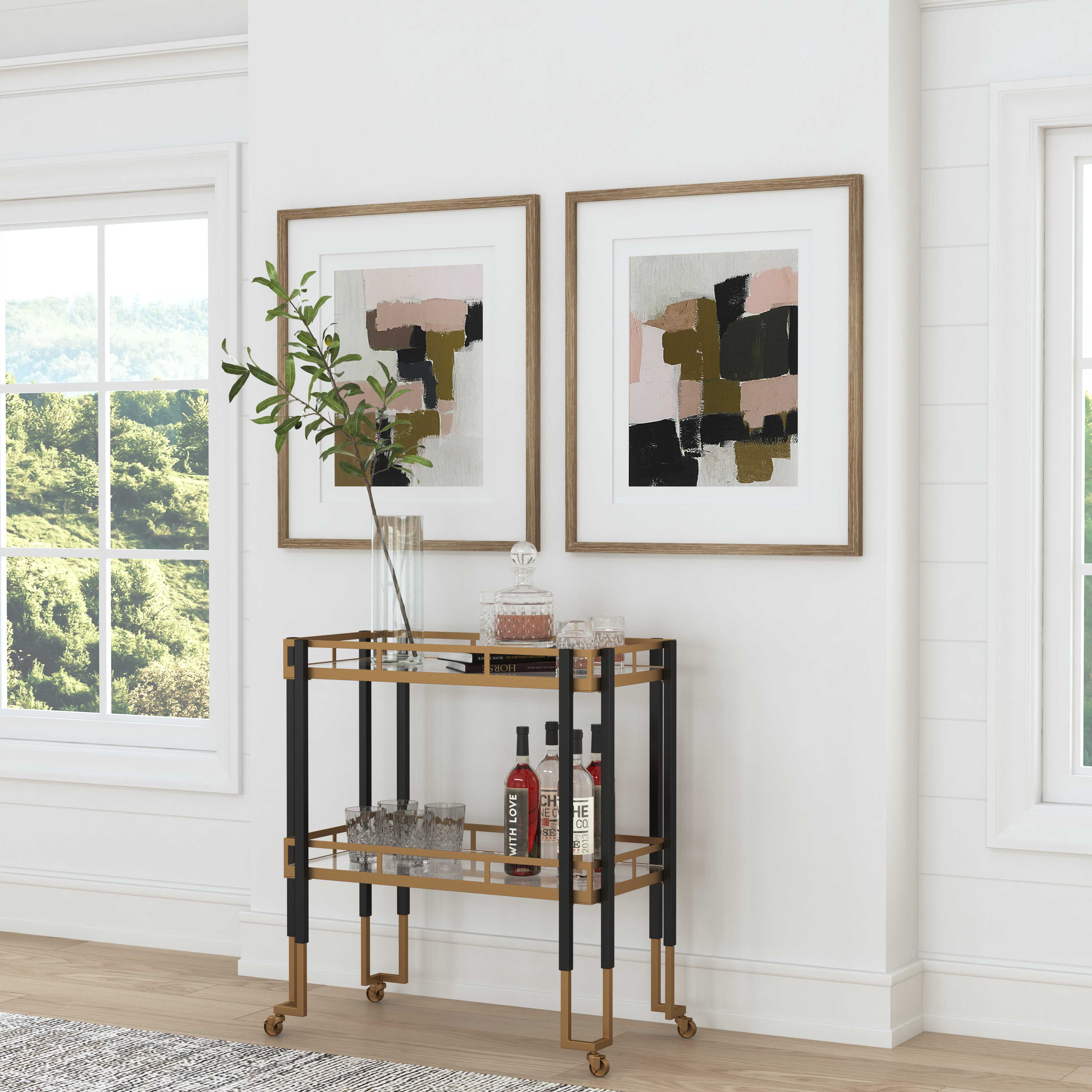 Color Block Framed Prints Set/2, Painting by Uttermost, 26.5" width x 30.5" height x 1" depth View 8