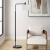 Richie Black Floor Lamp, by Uttermost, 2'2.25" width x 5'6" height x 1'4" depth thumbnail 4