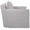 Welland Gray Swivel Chair, Accent Chair by Uttermost, 27.5" width x 28.5" height x 33.5" depth thumbnail 5