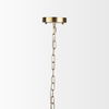 Britton Gold Metal with Clear Glass Globe 1-Light Pendant Light thumbnail 3