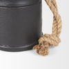 Quincy Medium Matte Black Metal Decorative Bell Object thumbnail 7