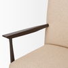 Argent Beige Boucle Accent Chair, by Mercana, 30" length x 29" width x 38" height thumbnail 9