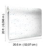 Starlight, Star Bright Blue & Grey Peel & Stick Wallpaper thumbnail 6