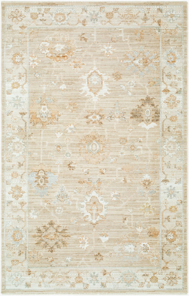 Pierre Loti Machine Woven Rug, by Surya, 7'6.55" length x 2'11.43" width