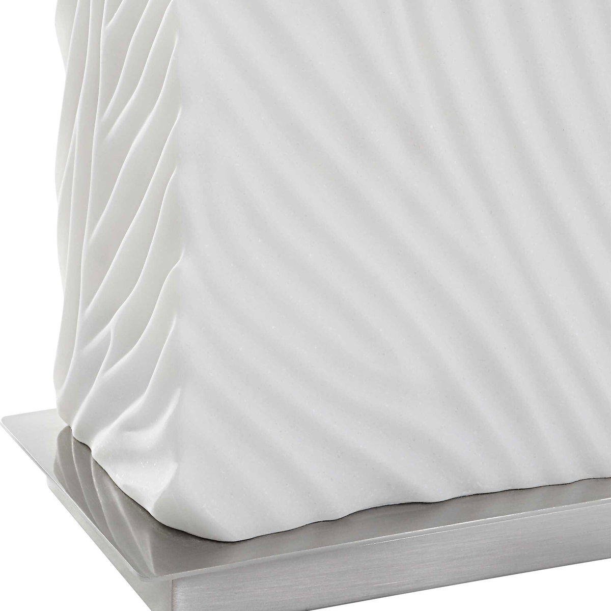 Pillar White Marble Table Lamp, by Uttermost, 17" width x 32" height x 10" depth View 7