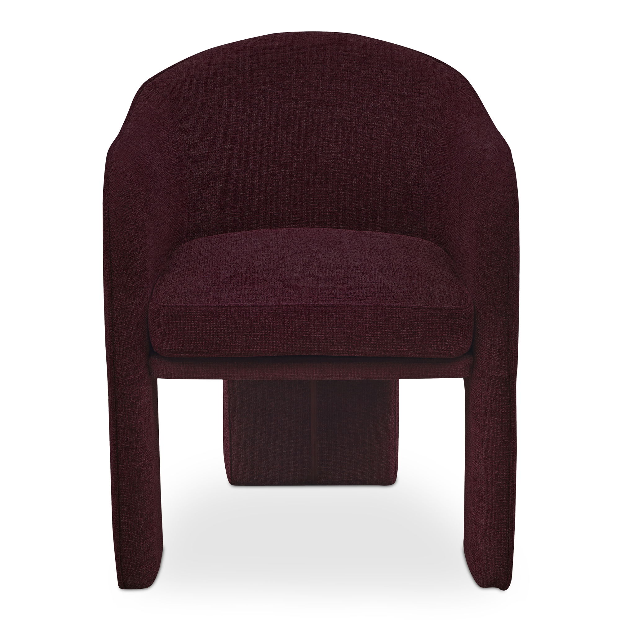 Clara Dining Chair Plum, by Moe's Home, 24.75" width x 32.25" height x 26" depth View 1