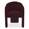 Clara Dining Chair Plum, by Moe's Home, 24.75" width x 32.25" height x 26" depth thumbnail 1