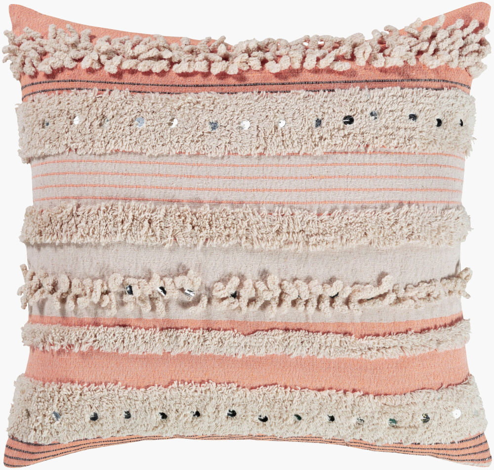 Temara Accent Pillow Down, Decorative Pillow by Surya, 18" length x 18" width