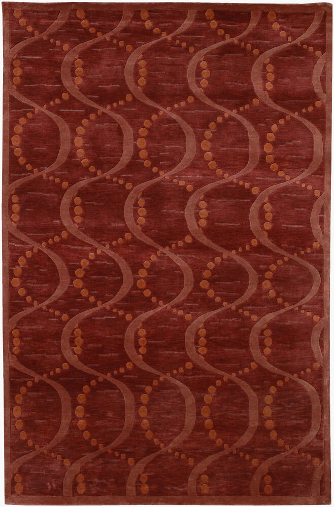 Mugal Handmade Rug, by Surya, 8' length x 5' width