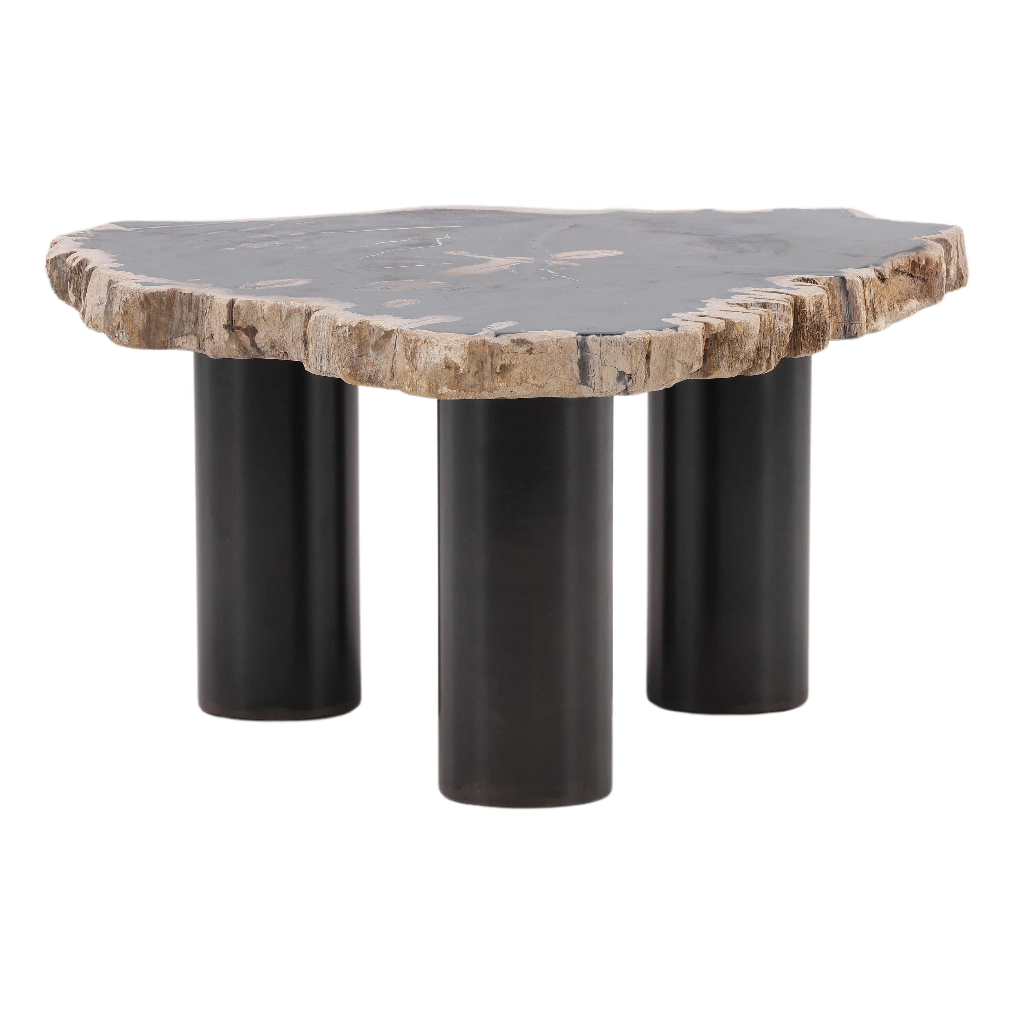 Darnell Coffee Table Natural Black Large, by Dovetail, 30" width x 16" height x 31.5" depth View 1