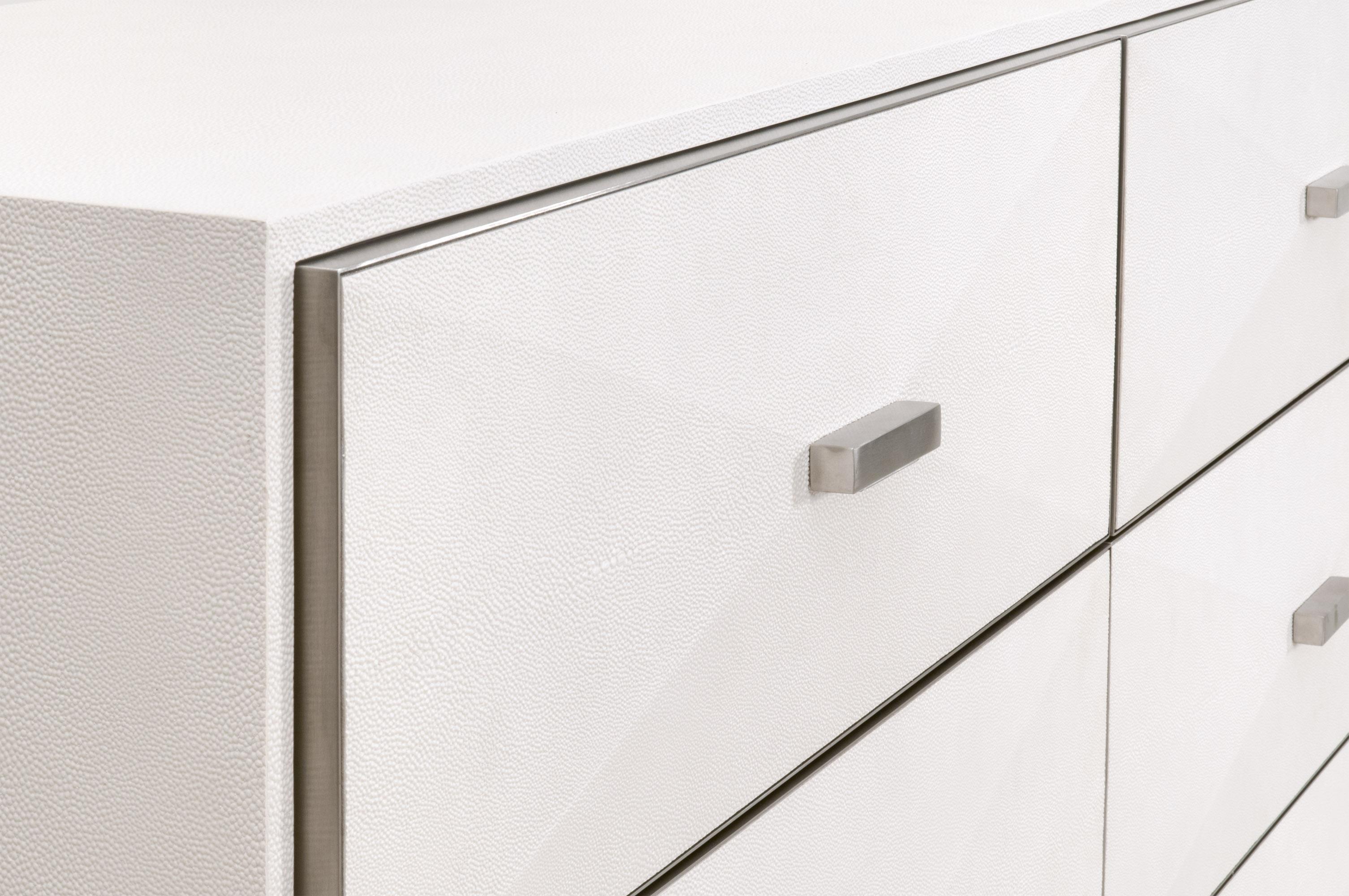 Wynn Shagreen 6-Drawer Double Dresser, by Essentials for Living, 64" width x 36" height x 20" depth View 6