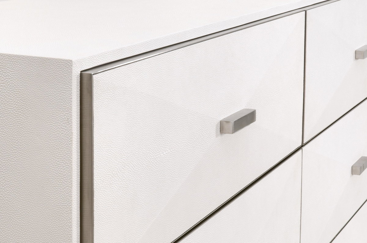 Wynn Shagreen 6-Drawer Double Dresser, by Essentials for Living, 64" width x 36" height x 20" depth View 6