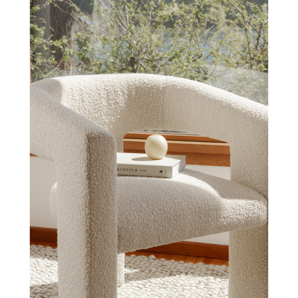 Elo Chair White, Accent Chair by Moe's Home, 29" width x 32" height x 28" depth View 12