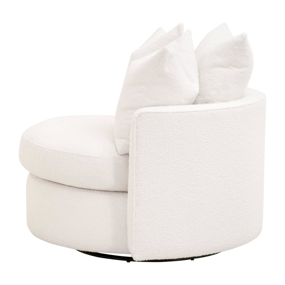 Lourne Petite Swivel Sofa Chair, Seating by Essentials for Living, 43.5" width x 33" height x 41" depth View 3