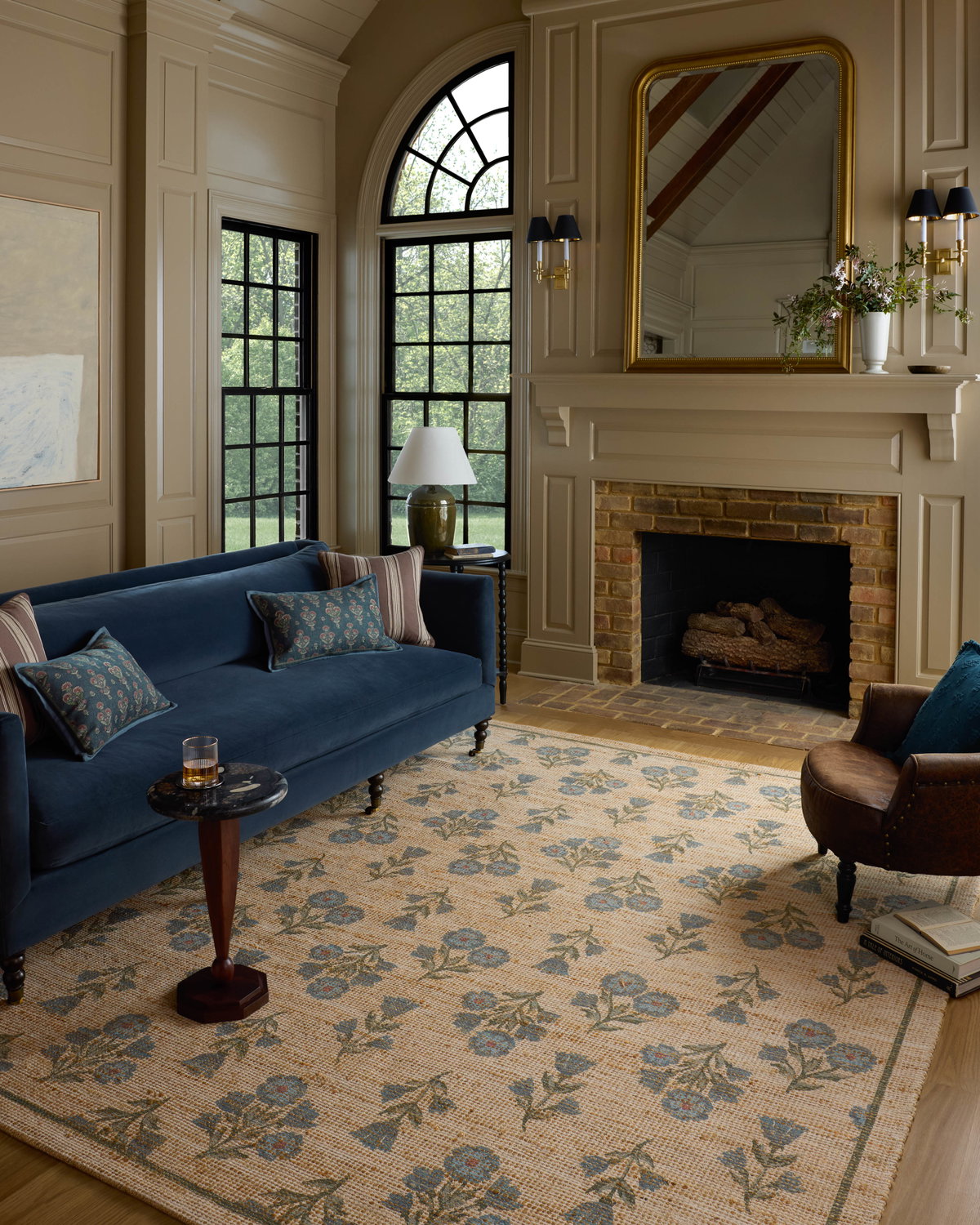 Chris Loves Julia x Loloi Rue Rug, 5' length x 7'6" width View 4