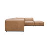 Form Dream Modular Sectional Sonoran Tan Leather, Sectional Sofa by Moe's Home, 112" width x 26" height x 102.5" depth thumbnail 3