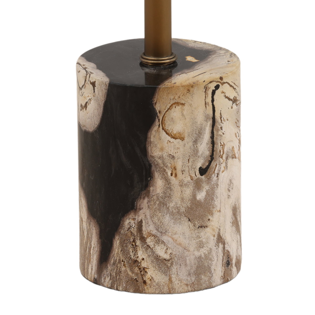 Orlin Side Table Black, Side & End Table by Dovetail, 8.15" width x 25.15" height x 8.15" depth View 3