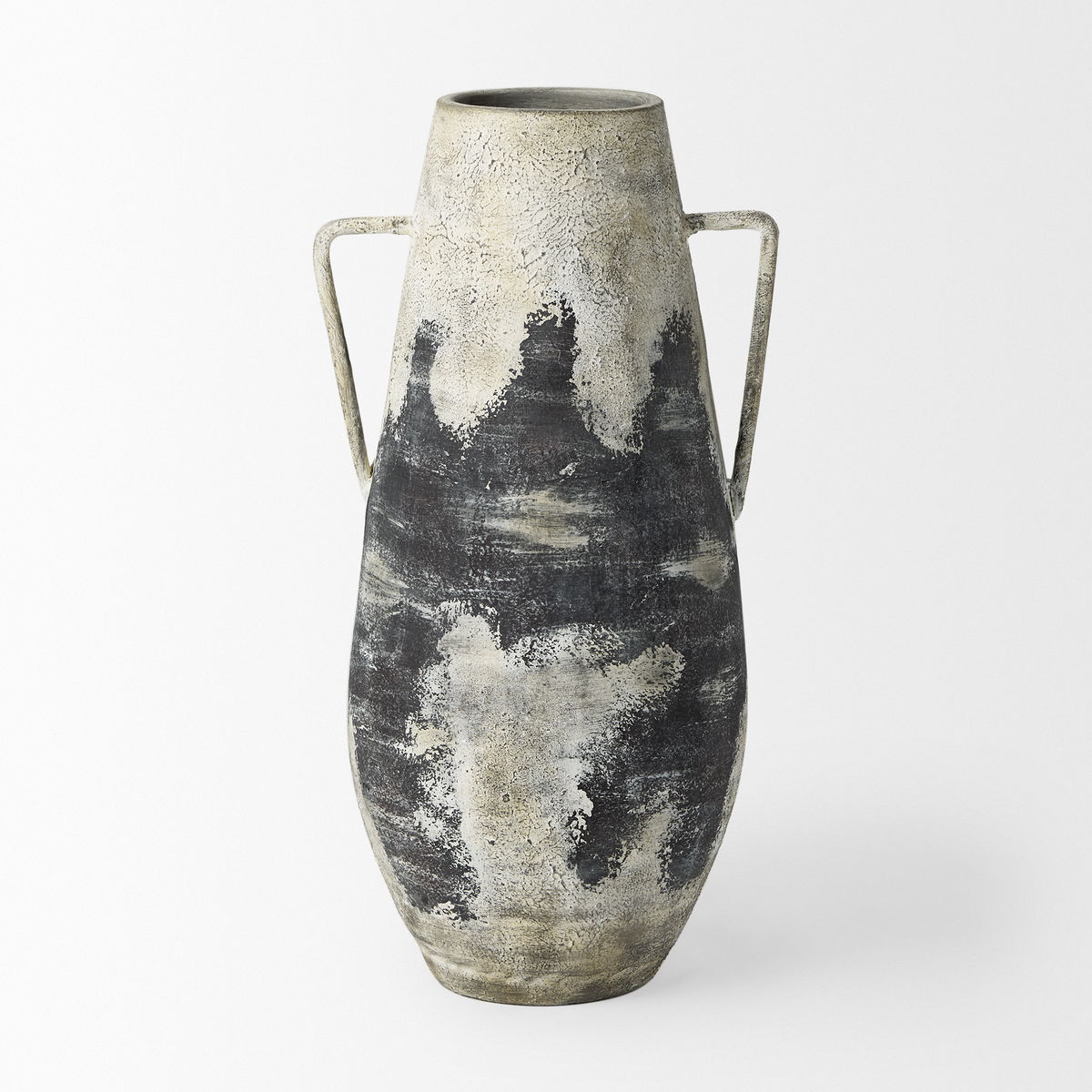 Boscia 28.9H Double Ear Floor Vase, by Mercana, 13.98" length x 12.6" width x 28.94" height View 3