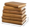 Shagreen Books  Set Of 12  Tawny Brown, by Sarreid, 1" length x 5" height thumbnail 13