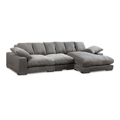 Plunge Large Sectional Charcoal